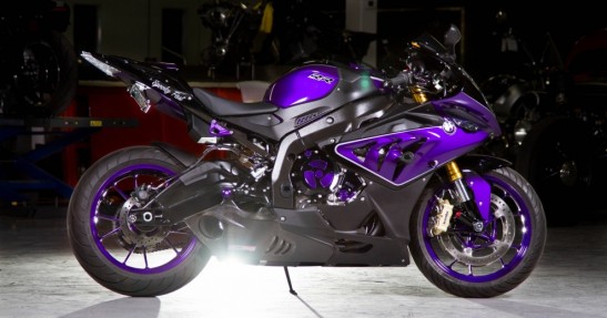 BMW S1000RR w nietypowym malowaniu