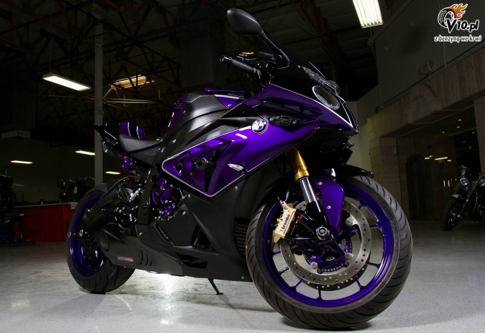BMW S1000RR w nietypowym malowaniu