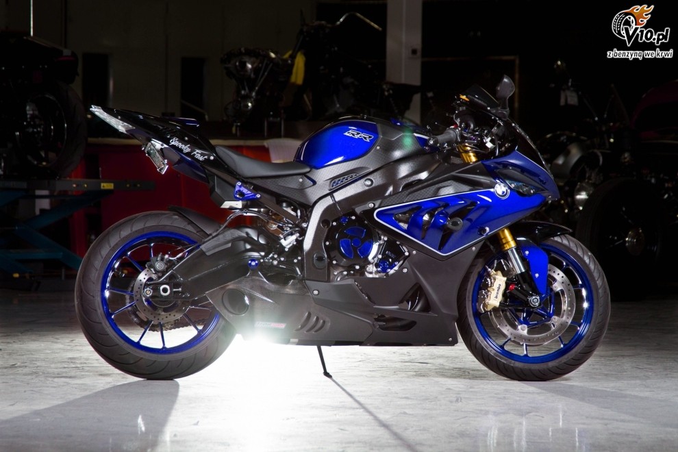 BMW S1000RR w nietypowym malowaniu