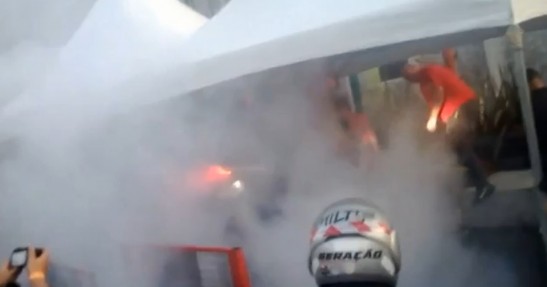 BMW S1000RR na pechowej hamowni...