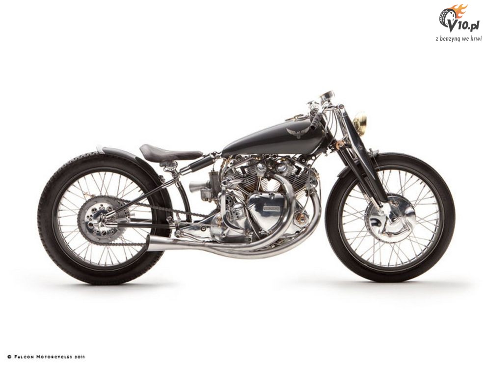 Black Falcon by Falcon Motorcycles