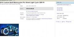 wietlny motocykl na eBay