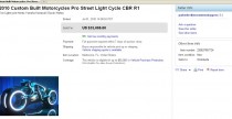 wietlny motocykl na eBay
