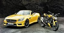 Ducati Streetfighter 848 i Mercedes-Benz SLK 55 AMG