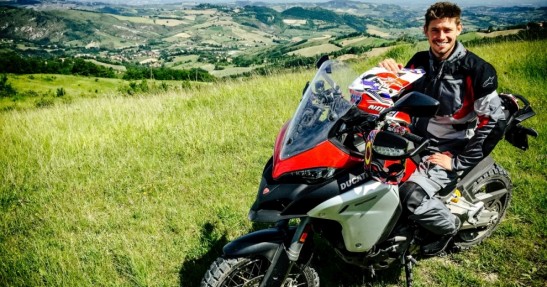 Casey Stoner i Ducati Multistrada 1200 Enduro