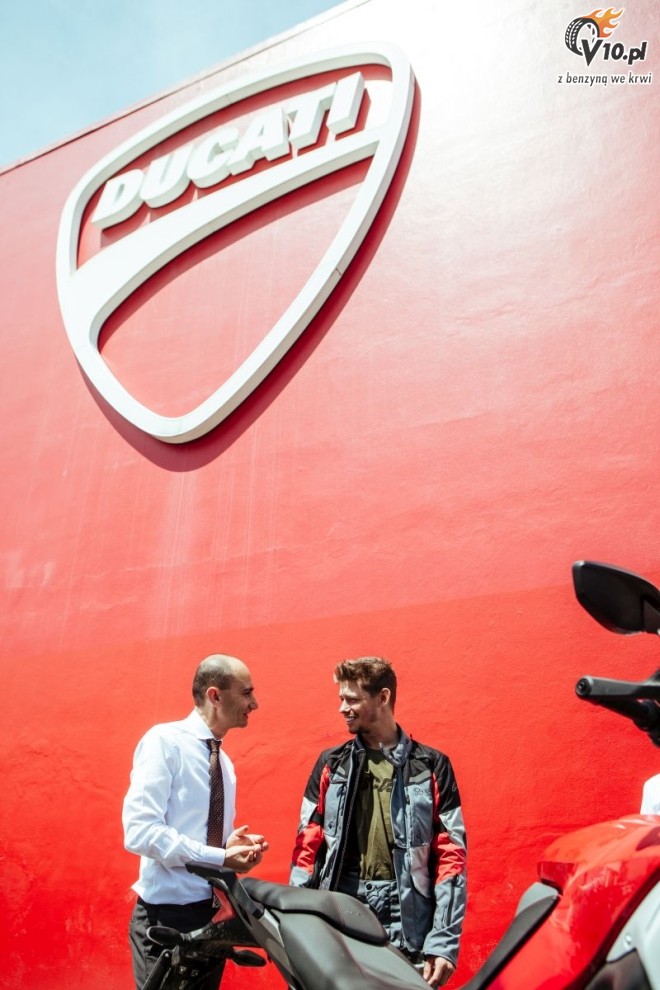 Casey Stoner i Ducati Multistrada 1200 Enduro