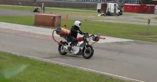 Ducati Scrambler podczas testów