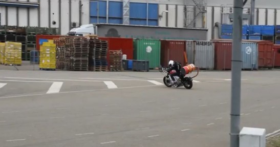 Ducati Scrambler podczas testów