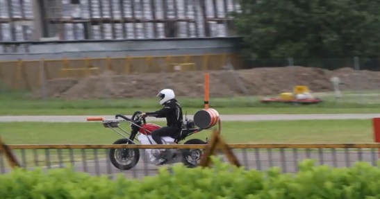 Ducati Scrambler podczas testów