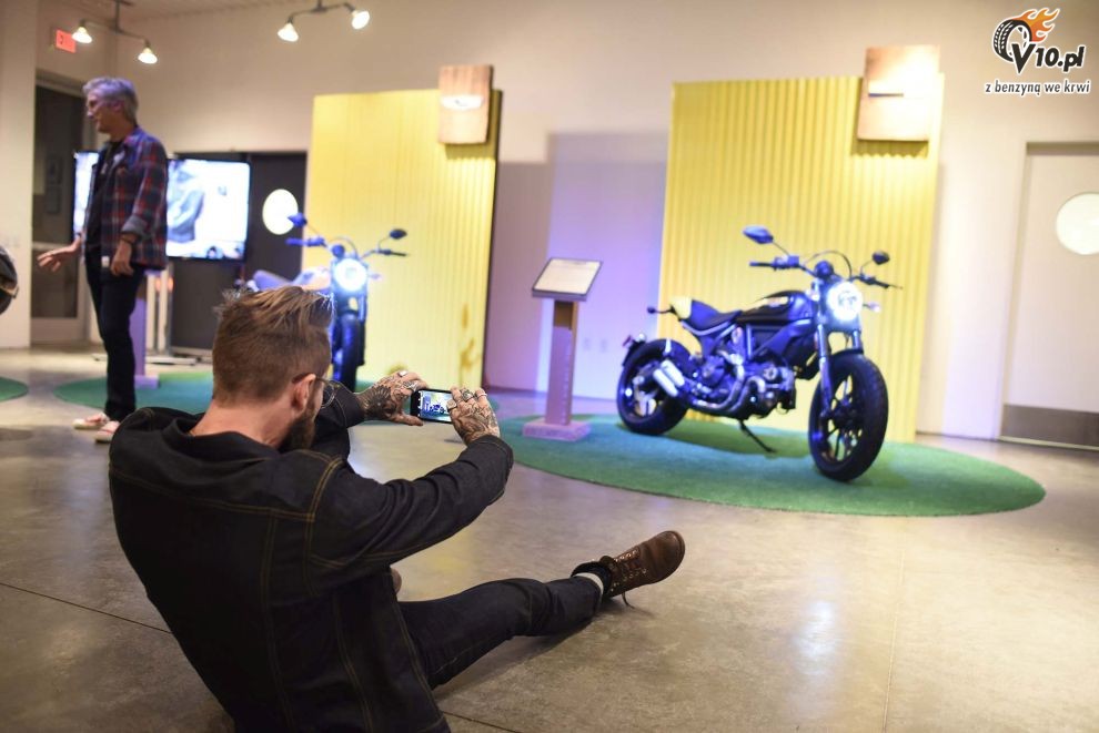 Ducati Scrambler na 2015 rok - plener