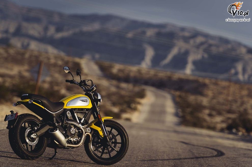 Ducati Scrambler na 2015 rok - plener