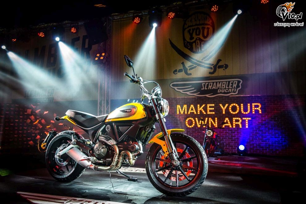 Ducati Scrambler na 2015 rok - plener