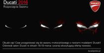 Rozpoczcia sezonu z motocyklami Ducati 2016