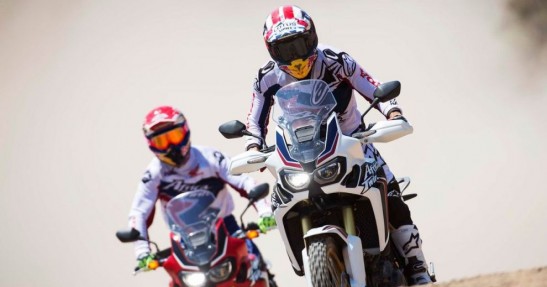 Marc Marquez i Joan Barreda na nowej Afryce