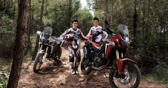 Marc Marquez i Joan Barreda na nowej Afryce