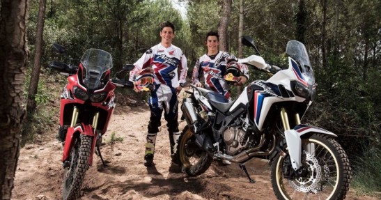 Marc Marquez i Joan Barreda na nowej Afryce