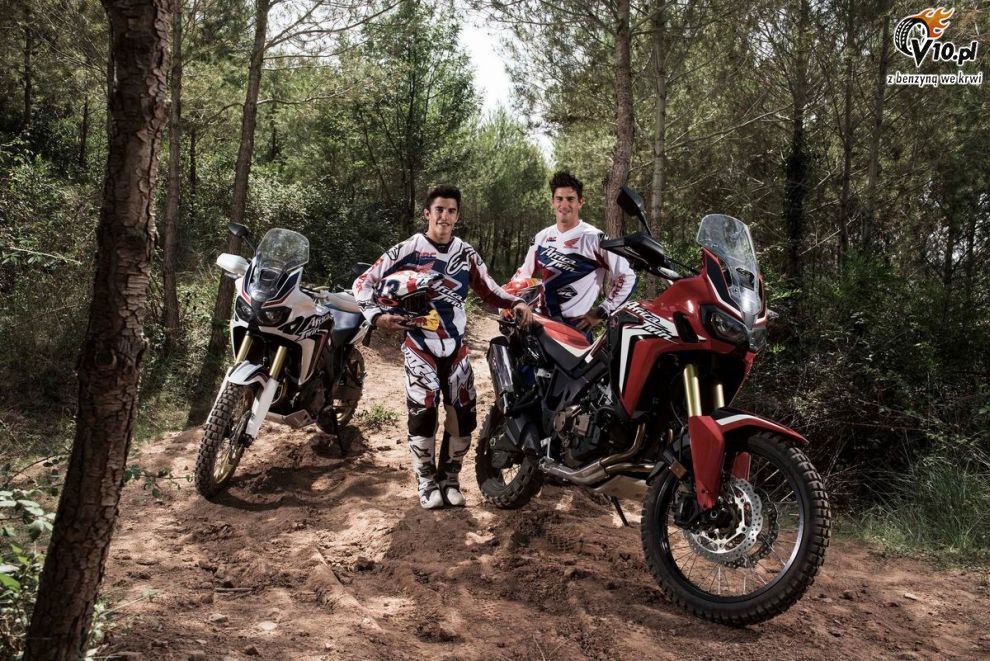 Marc Marquez i Joan Barreda na nowej Afryce