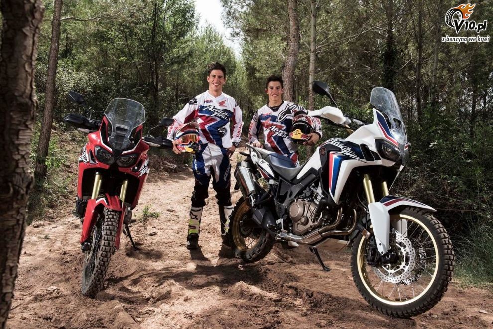 Marc Marquez i Joan Barreda na nowej Afryce
