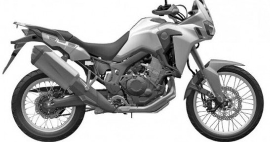 Honda CRF1000L Africa Twin na rysunkach patentowych