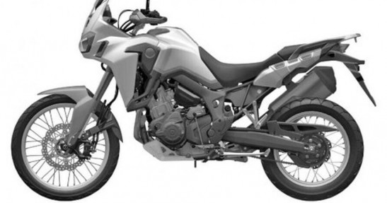 Honda CRF1000L Africa Twin na rysunkach patentowych