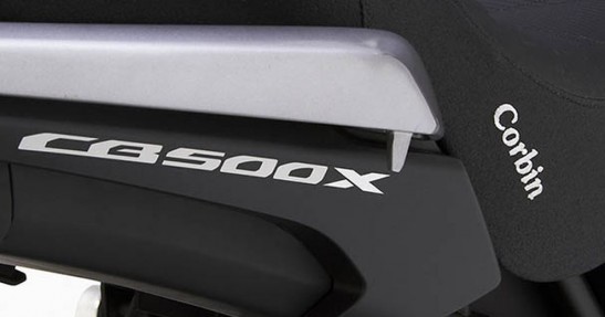 Honda CB500X i siedzenie firmy Corbin