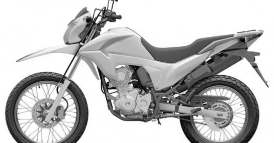 Honda CRF150M - rysunki patentowe