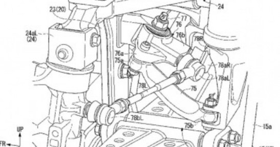 Schematy patentowe trójkołowej Hondy