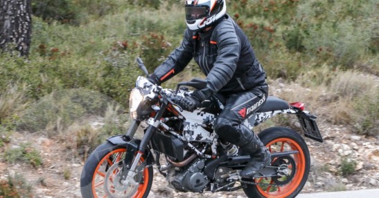 Husqvarna 401 Vitpilen na zdjęciu szpiegowskim