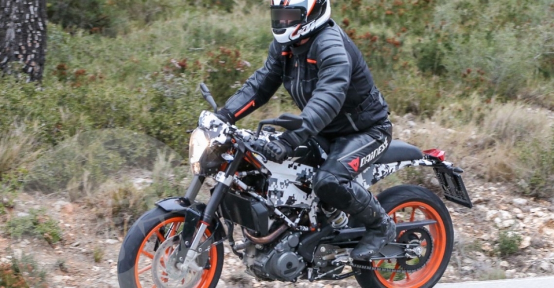 Husqvarna 401 Vitpilen na zdjęciu szpiegowskim