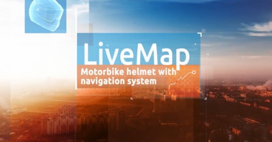 Kask z wbudowana nawigacją GPS