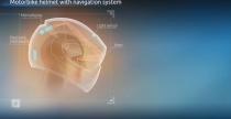Kask z wbudowana nawigacj GPS