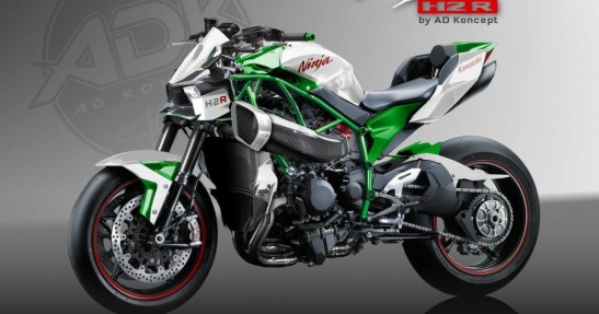Kawasaki Ninja H2R Streetfighter by AD Koncept