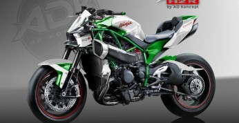 Kawasaki Ninja H2R w wersji Streetfighter - jest na co popatrzeć