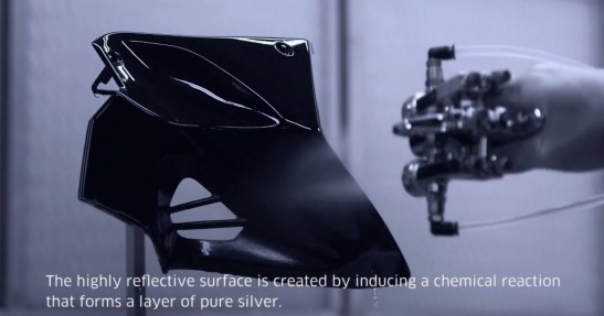 Kawasaki Ninja H2 - owiewki pokryte cienką warstwą srebra