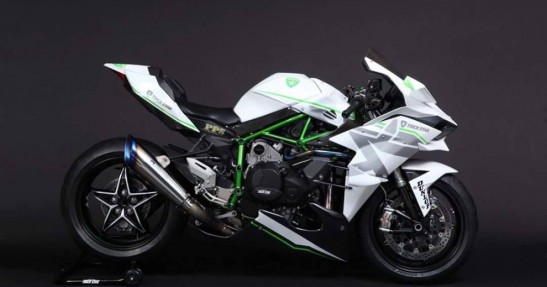 Kawasaki Ninja H2R w białym malowaniu