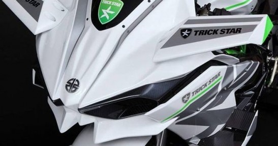 Kawasaki Ninja H2R w białym malowaniu