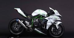 Kawasaki Ninja H2R w biaym malowaniu