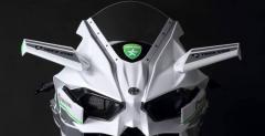 Kawasaki Ninja H2R w biaym malowaniu