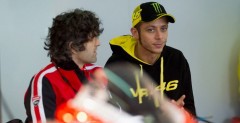 Valentino Rossi podczas testw w Walencji