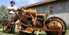 Drewniany motocykl z Wgier