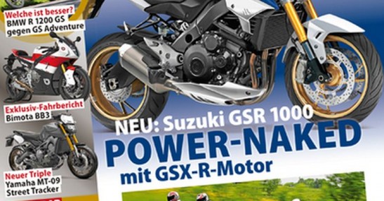 Suzuki GSR1000 - naga bestia