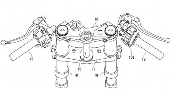 Hybrydowy motocykl Suzuki - rysunki patentowe