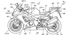 Rysunki patentowe turbodoadowanego motocykla Suzuki