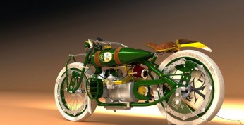 Ural K750 w steampunkowym wydaniu