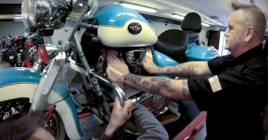 Victory V92 TC w lodowej skorupie