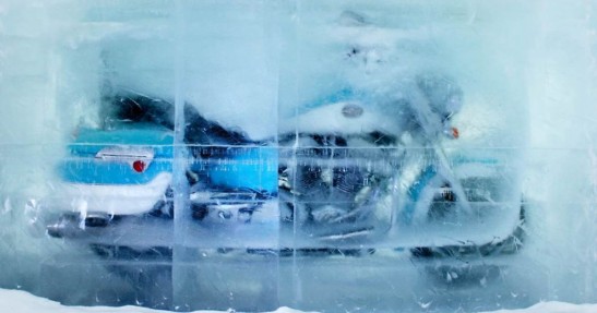 Victory V92 TC w lodowej skorupie