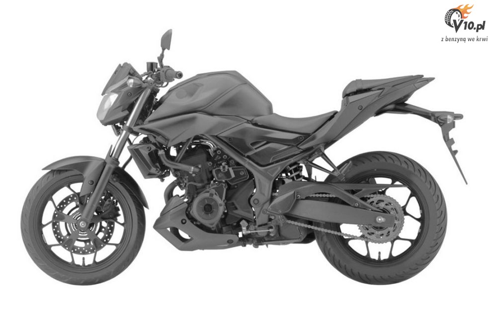 Yamaha MT-03 - szkice patentowe
