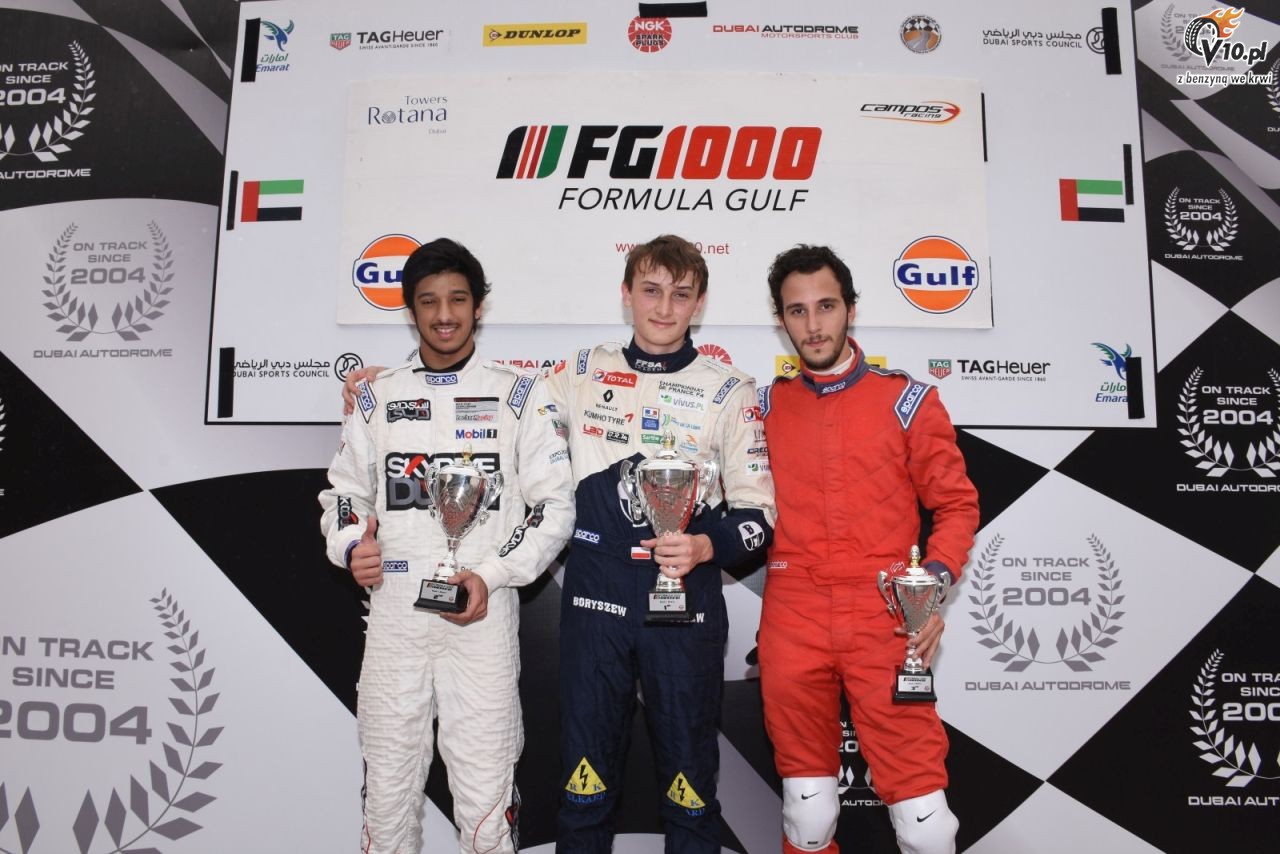 Karkosik da popis jazdy w Formule Gulf