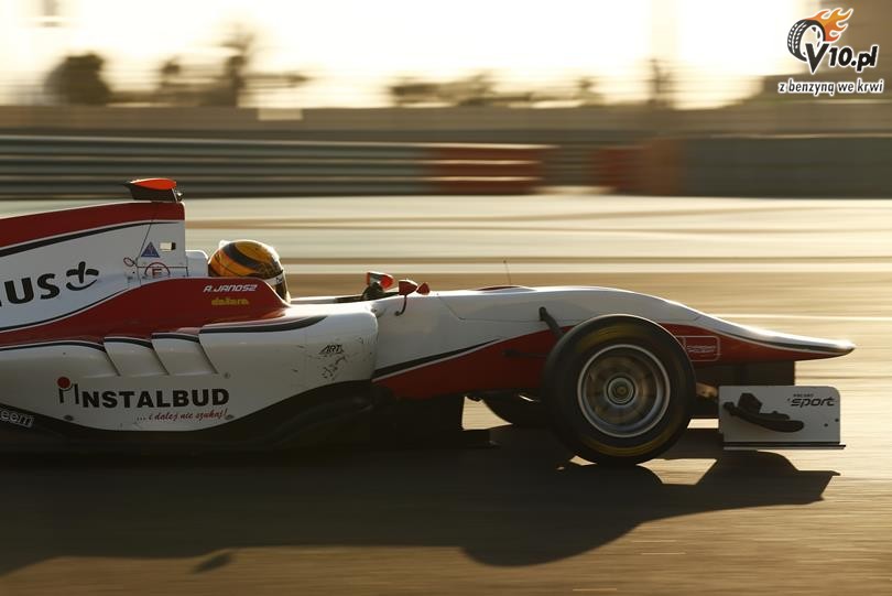 Artur Janosz szybki od pierwszego dnia testw GP3 w Abu Zabi