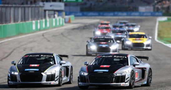 Bartosz Paziewski w Audi R8 MS Cup